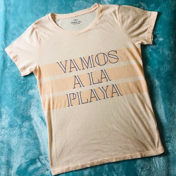 J. Crew Factory Tops - J. Crew Factory | Collector Tee Vamos A La Playa